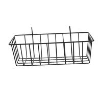 Happyyami Râtelier à Foin Lapin Foin Pratique Mangeoire à Foin Cobaye Mangeoires pour Lapins Mangeoire Domestique Support De Lapin Support De Suspension Porte-Foin Suspendu Fer Forgé Black
