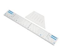 Happyyami Règle à ligne musicale en plastique, portable et compacte, pour enseignants, création de grilles, activités artistiques scolaires