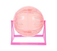 Happyyami Roue de Course Mini pour Hamster en Plastique Bleu, Sensoriel Sûr et Pratique pour Petits Animaux, pour Exercice et Divertissement en Cage Couleur Aléatoire