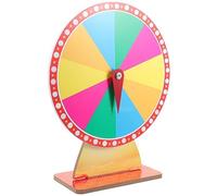 Happyyami Roue De La Chance Rotative en Plastique Roulette De Carnaval Portable Jeu De Roulette pour Fêtes Expositions Commerciales Et Jeux Événementiels Décoration Ludique