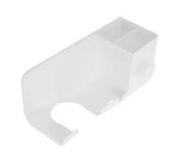 Happyyami Sèche-cheveux Titulaire rack de sèche-cheveux support de sèche-cheveux Porte-brosse à dents pour support de support de séchoir à souffler porte-cheveux Plastique blanche
