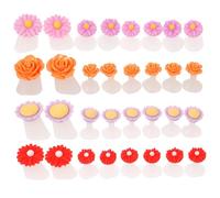 Happyyami Séparateurs D'orteils En Silicone Décoratifs 4 Pièces Tailles Variées Motifs Fleurs Pour Pédicure Femme Et Nail Art Usage Maison Professionnel