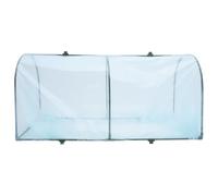 Happyyami Serrage à Support en Fer pour Légumes et Fleurs, Couverture de Protection Thermique Solide en Film PP, pour Jardin Extérieur et Balcon, 1 Set Robuste