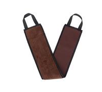 Happyyami Serviette De Bain Exfoliante Longue Pour Application Bronzante Ruban De Doux Avec Bandes Accroche Couleur Marron