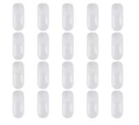 Happyyami Shoe Display Racks 20 Pairs Transparent Plastic Holders 3.94X1.69X1.54 Inches Decorative and Functional Support to Maintain Shoe Shape for Babies