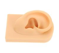 Happyyami Silicone Simulated Ear Model Modèle Oreille Silicone Pour Pratique De Piercing Et Enseignement Accessoire De Formation Réaliste Couleur Oreille Droite