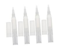 Happyyami Stylo Cosmétique Vide 4 Pièces 4 Ml Pinceau En Silicone Pour Huile à Ongles, Croissance Des Sourcils, Soin Cuticules, Outil Portable De Beauté