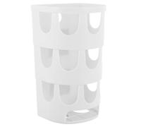 Happyyami Support de Mangeoire en Plastique Blanc pour Lapin et Cochon d'Inde, Facile à Nettoyer et Pratique pour Cage Intérieure