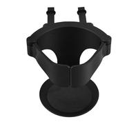 Happyyami Support Porte-gobelet Multifonction pour Voiture en Abs Noir, Installation Facile, Compact, Adapté aux Sorties d'air Transversales, pour Bouteilles et Tasses en Voiture