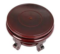 Happyyami Support Pot de Fleurs pour Plantes d'Intérieur Piédestal Rond en Base Rehausseur Stable 14Cm X 10Cm Porte-Vase Décoratif pour Bonsaï Statue Aquarium Salon Bureau