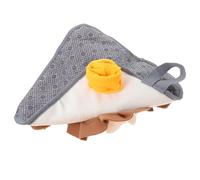Happyyami Tapis De Reniflage pour Petits Animaux Tapis Alimentation Interactif Polaire Antidérapant pour Hamsters Et Lapins Stimule Instinct De Fouille Et Favorise Une Alimentation Saine