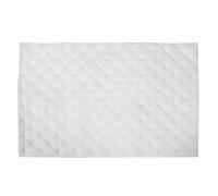 Happyyami Tapis Isolant Acoustique Voiture Résistant Vieillissement et Déformation en Polyester Blanc Adhésif pour Modification Audio Automobile
