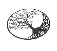 Happyyami Tenture Plaque Murale Arbre De Décoration Arbre De Pendaison Art Mural Décoration e Suspendu De Art e Généalogique Le Fer