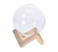 Happyyami Terrarium Végétal en Verre pour Plantes Sable De Bain pour Cochon d'Inde Cloche en Verre Jardinières Uniques Fournitures De Bonsaï Planteur De Bonsaï Un Verre Transparent