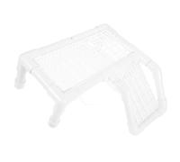 Happyyami Terrasse De Tortue Habitat De Grenouilles Tortue À Crête Plat d'eau Galets De Tortue Terrarium De Reptile Grand Réservoir De Tortue Accessoires De Tortue Animaux Aquarium