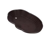 Happyyami Tortue Accessoire Bassin pour Reptiles avec Rampe Et Plateforme De Basking Bol Eau Et Alimentation pour Tortues Et Autres Animaux Reptiliens