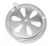 Happyyami Trous de Ventilation réglables bouches d'aération en INOX pour Bateau Grille d'aération pour Bateau Couvercle de Grille à persiennes couvercles d'aération Acier Inoxydable