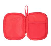 Happyyami Trousse de Premiers Secours Sécurisée et Facile à Transporter en Tissu Oxford Portable Rouge Maison, la Voiture Sorties en Famille
