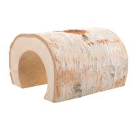 Happyyami Tunnel Bois pour Hamster Trousse Cachette Naturelle Bois pour Rongeurs Tube De Jeu pour Animaux De Compagnie Accessoire pour Petits Animaux