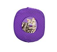Happyyami Tunnel Chaton Jouets pour Chats Coucou pour Chat Tunnel pour Chaton Tente pour Chat Tunnel De Chat