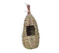 Happyyami Un nid d'oiseau décor extérieur Maison d'oiseau de Mousse Herbe cabane à Oiseaux décorative brouillon Suspendu nichoir tissé Maison d'oiseaux d'hiver nid de