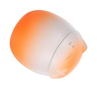 Happyyami Urne Funéraire Compacte en Céramique Orange de Chat pour Petit Animal de Compagnie, Urne Commémorative Élégante Adaptée la Maison et Cérémonies