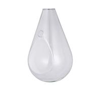 Happyyami Vase Décoratif en Forme De d'eau 10 X 15 Cm Récipient en Verre Support De Fleurs À Suspendre Au Mur Décoration pour Maison Hôtel Culture Hydroponique Bouteille De Plantation