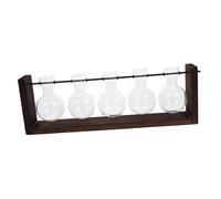 Happyyami Vase Hydroponique Vignes Propagation Rotin des Stands Pots D'extérieur Grands Support pour Plantes D'intérieur Maison Décor Terrarium Treillis Végétal Béton Soulevé Usine Un Verre