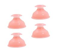 Happyyami Ventouse à vide silicone, set 4 pièces, pour massage et thérapie corporelle complète, auto-massage, adaptées pour jambes et épaules, utilisation domestique Couleur Aléatoire