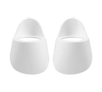 Haptufer 2 PièCes SéRies 2.5 Pouces Voiture Audio A-Pilier Tweeter Support Voiture Bidirectionnelle FréQuence Inversé Moule Support Tweeter Base