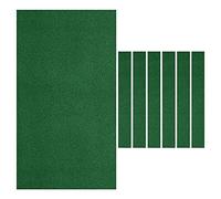 Haptufer Tissu de feutre pour tables de billard de 8 pieds, protecteur de billard avec 6 bandes de tissu utilisées pour les clubs, les bars