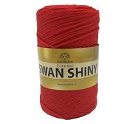 Hapy time - Fil macramé de 250 g - 100 coton (rouge, 250 g)