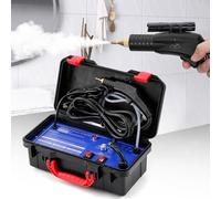 Hapyvergo Nettoyeur vapeur haute pression, machine de nettoyage portable haute température 1700 W, sans réservoir et robuste pour un usage domestique, carrelage de joint, détails de voiture, cuisine,