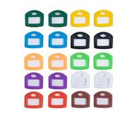 HAPZUR Cache-Clés Silicone 20 Pièces (10 Couleurs) | Identification Facile & Protection pour Organisation Rapide de vos Clés Maison, Bureau, Garage. Souples & Résistants.