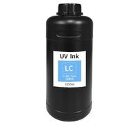 HAQBTATP 1000 ML à l'encre Curable Compatible avec Gen3 Gen4 Gen4L Gen5 Gen5i Gen5S Gen6 G3 G4 G5 G5i G6 Tête d'impression Compatible avec Une Impression Rigide et Flexible(Neutral-1000ML-LC)