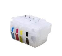 HAQBTATP 4color LC3919 LC3619 Refillable Ink Cartridge No Chip Works with MFC-J2330DW MFC-J2730DW MFC-J3530DW MFCJ-3930DW Compatible Empty Ink Tank(4Color No Chip 1Set)