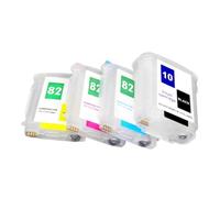 HAQBTATP 82 10 11 Cartouches d'encre compatibles avec des imprimantes comme DesignJet 10PS 20PS 120NR 50PS 500 500PS 500PLUS 800 800P((82BK 11C M Y) 1set)