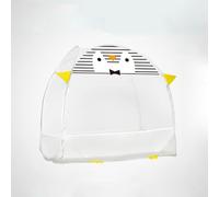 HAQEPO Moustiquaire pour lit,moustiquaire Pop-up,Rideau Anti-Moustique Pliable à Double Porte,moustiquaire auvent de lit Pliable,Rideau en Filet répulsif pour intérieur et extérieur