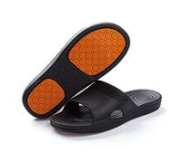 HAQMG Chaussons Pantoufles De Douche pour Hommes Non Glissades Taille 12, Sandales pour Femmes Léger Sèche Sèche Chaussures De Pied Arc De Piétage Pantoufles Intérieur Sandales Extérieures Plage