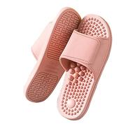 HAQMG Chaussons Pantoufles De Massage Réflexologie Plantaire Et Masseurs D'acupression Sandale Pantoufles D'intérieur À Bout Ouvert pour Femmes Hommes Pantoufles avec Outil De Soutien