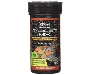 Haquoss Tablette Mix Nourriture en Pastilles pour Poissons Nettoyeurs de Fond et de Verre, 250 ml/90 g