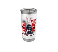 Harajuku Anime Cyberpunk Bunny Girl Gobelet isotherme en acier inoxydable double paroi
