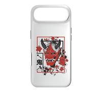 Harajuku Japanese Aesthetic Red Oni Demon Mask Coque pour iPhone Air