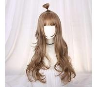 Harajuku Lolita douce perruque quotidienne dégradé Ombre fille bouclés perruques Cosplay princesse cheveux synthétiques couleur mélangée longue perruque de fête ondulée D