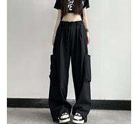 Harajuku Punk Style Gothique Parachute Pantalon Femmes Japonais Vintage coréen Mode Femme Y2k Jogging Pantalons de survêtement