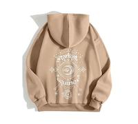 Harajuku Sweat Pull tiktok s Sweatshirt Femme Capuche zippé Bat Hoodie Manteau Capuche Femme Gothique Cowgirl Veste Femme Gilet Femme Chic 3 Piece Femme