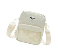 Harajukus Itabag Sac à bandoulière esthétique pour téléphone portable Style japonais Épaule pour affichage d'épingles Femmes Itabag Bandoulière japonaise pour affichage d'épingles, blanc, One Size