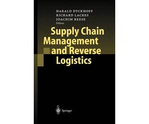 Harald Dyckhoff Supply Chain Management and Reverse Logistics (Relié)