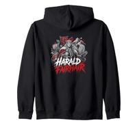 Harald Fairhair Viking Guerrier Roi Nordique Sweat à Capuche