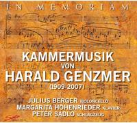 Harald Genzmer : in Memoriam : Musique de Chambre Harald Genzmer